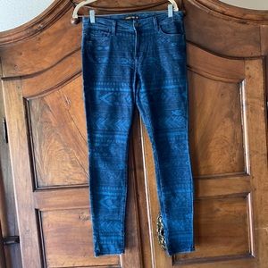 Genetic Denim Tribal/ Southwestern Pattern Jeans